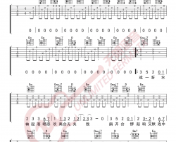 赤伶吉他谱-HITA-《赤伶》G调原版弹唱谱-高清六线谱