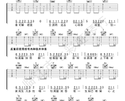离骚吉他谱-易烊千玺-《离骚》原版弹唱六线谱-高清图片谱