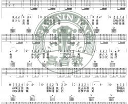 汪峰《存在》吉他谱(D调)-Guitar Music Score