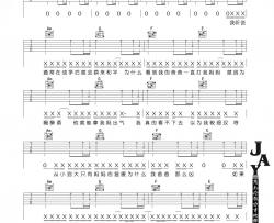 周杰伦《爸我回来了》吉他谱(F调)-Guitar Music Score