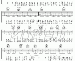周杰伦《上海1943》吉他谱_C调 原版 弹唱谱