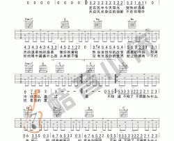 五月天《温柔 简单版 》吉他谱(C调)-Guitar Music Score