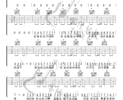 汪苏泷《忽而今夏》吉他谱(C调)-Guitar Music Score