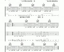许巍《蓝莲花》吉他谱-Guitar Music Score