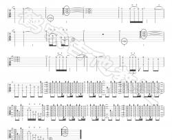 游戏动漫《JOJO标准结局（指弹）》吉他谱-Guitar Music Score