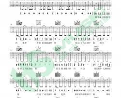 赵雷《彩虹下面》吉他谱(C调)-Guitar Music Score
