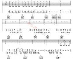 黄昏吉他谱-周传雄-《黄昏》C调弹唱六线谱-高清图片谱