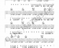 赵雷《背影》吉他谱-Guitar Music Score