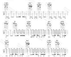周杰伦《枫》吉他谱(G调)-Guitar Music Score