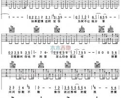 刘若英《为爱痴狂》吉他谱-Guitar Music Score