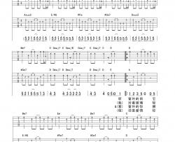 郭富城《爱情》吉他谱-Guitar Music Score