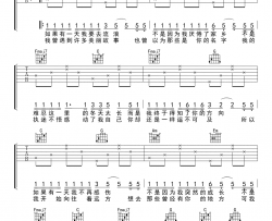 花粥《遥不可及的你》吉他谱(C调)-Guitar Music Score