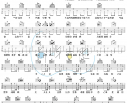 人间吉他谱-王菲-C调-六线谱+和弦弹唱谱