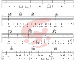 陈立农《有梦可待》吉他谱(G调)-Guitar Music Score