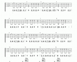 张智《流浪者》吉他谱-Guitar Music Score