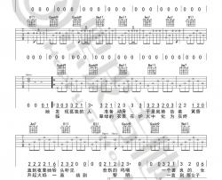 宋冬野《莉莉安》吉他谱(G调)-Guitar Music Score