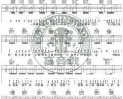 《黑色毛衣》吉他谱-周杰伦-C调简单版弹唱六线谱-高清图片谱