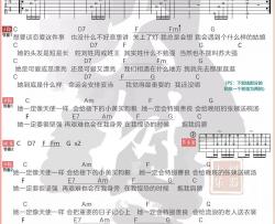 王源《姑娘》吉他谱(C调)-Guitar Music Score