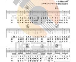 李荣浩-老街-吉他谱 Guitar Music Score