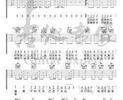 兜圈吉他谱-林宥嘉-《兜圈》C调原版弹唱六线谱-高清图片谱