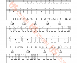 名曲《教父 指弹 》吉他谱(C调)-Guitar Music Score