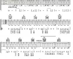 第三极吉他谱-许巍-第三极六线谱(图片谱)