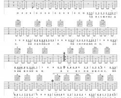 汪明辉《回族姑娘》吉他谱(E调)-Guitar Music Score