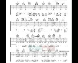 张震岳《在凌晨》吉他谱-Guitar Music Score