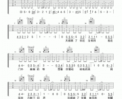 纣王老胡《眼泪》吉他谱-Guitar Music Score