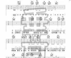 林俊杰,金沙《被风吹过的夏天》吉他谱(B转D调)-Guitar Music Score