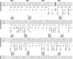 房东的猫《往往》吉他谱(A调)-Guitar Music Score