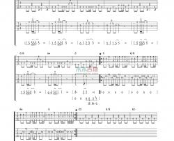 山人乐队《香格里拉》吉他谱-Guitar Music Score
