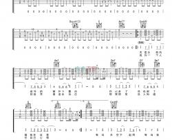 丽江小倩《雨》吉他谱-Guitar Music Score