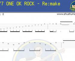 ONE,OK,ROCK《Re:make solo 》吉他谱-Guitar Music Score