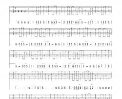 名曲《南屏晚钟 指弹 》吉他谱-Guitar Music Score