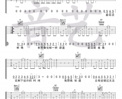 丢火车乐队《生日快乐》吉他谱(C调)-Guitar Music Score