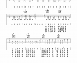 金志文《远走高飞》吉他谱-Guitar Music Score