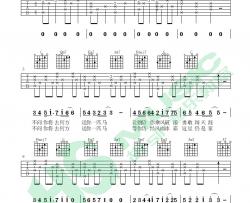 金志文《送你一匹马》吉他谱(C调)-Guitar Music Score