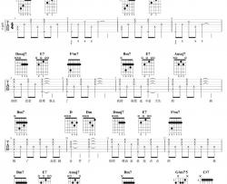 薛之谦《怪咖》吉他谱(A调)-Guitar Music Score
