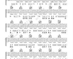 王峥嵘《唱歌的孩子》吉他谱-Guitar Music Score