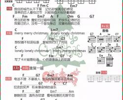 陈奕迅《Lonely Christmas》吉他谱-Guitar Music Score