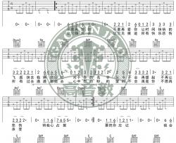 伍佰《浪人情歌》吉他谱(G调)-Guitar Music Score
