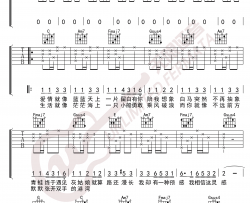 邓紫棋《画》吉他谱-C调-弹唱六线谱-高清版