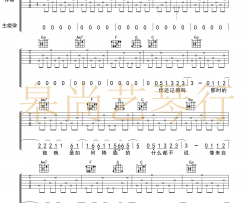 猎户星座吉他谱-C调简单版-朴树-高清弹唱谱