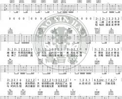 吴青峰《起风了》吉他谱(C调)-Guitar Music Score