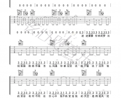 周杰伦《反方向的钟》吉他谱-Guitar Music Score