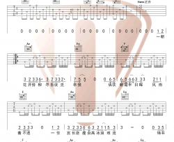 胡夏,郁可唯《知否知否》吉他谱 (C调)-Guitar Music Score
