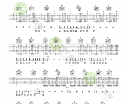 陈楚生《姑娘》吉他谱(C调)-Guitar Music Score