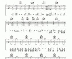 许嵩《认错》吉他谱-Guitar Music Score