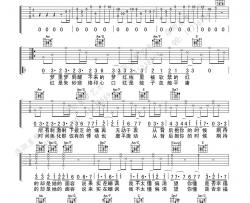 陈奕迅《红玫瑰》吉他谱-Guitar Music Score